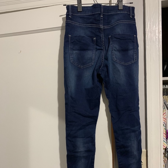 Nicole Miller Atelier High Rise Dark Wash Jeans - Picture 5 of 6